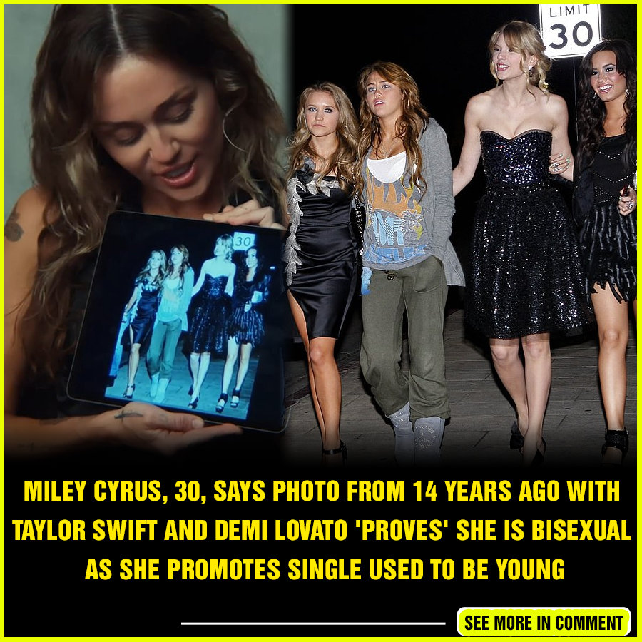 Miley Cyrus 30 Says Photo From 14 Years Ago With Taylor Swift And Demi Lovato Proves She Is 1953